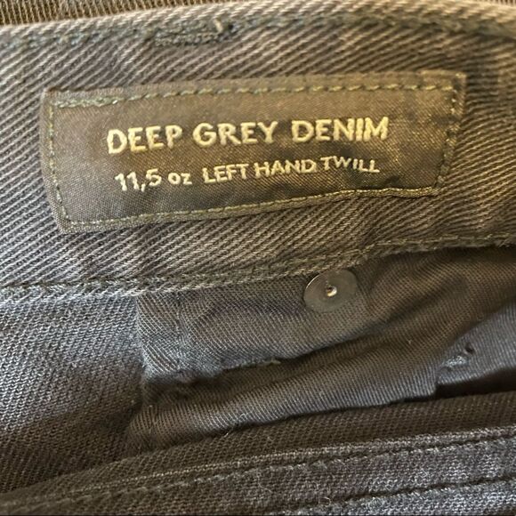 Z Zegna Narrow Deep Grey Denim Jeans - Picture 6 of 10